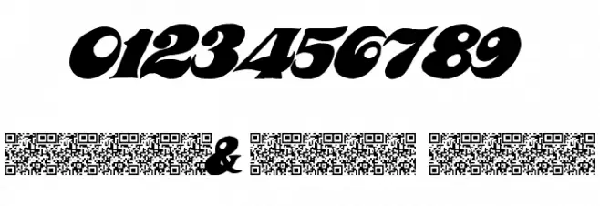 WickedSeventies フォント その他の文字