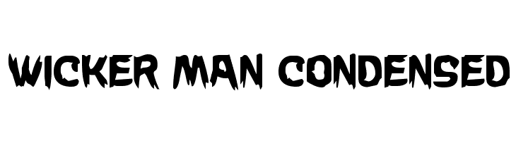 Wicker Man Condensed  Descarca Fonturi Gratis