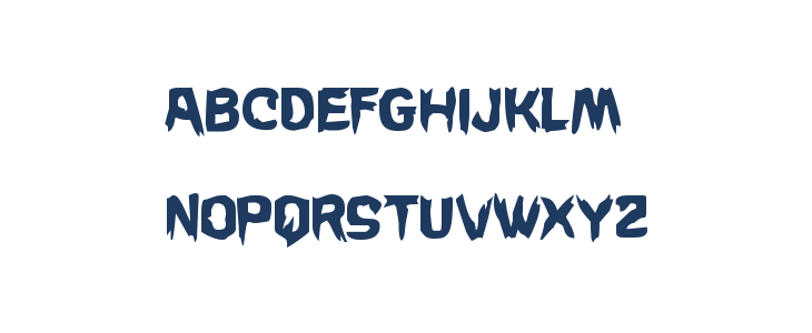 Wicker Man Condensed Lowercase