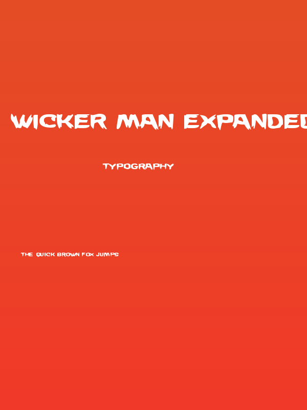 Wicker Man Expanded Poster