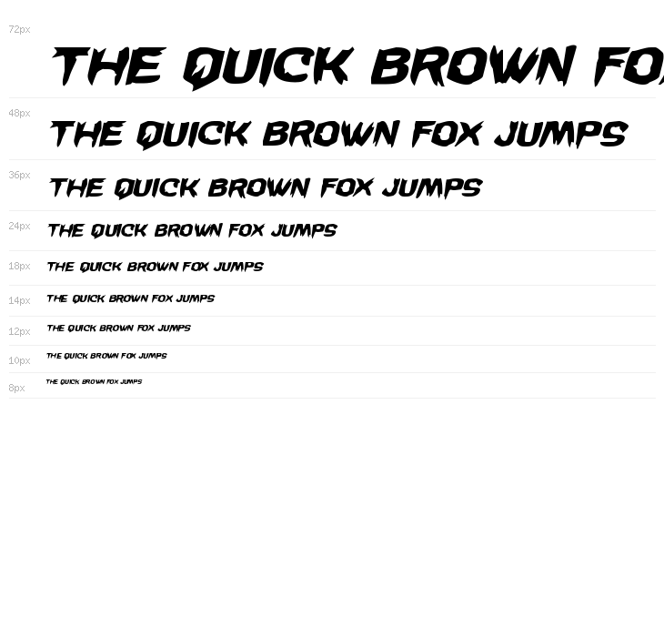 Wicker Man Italic Waterfall