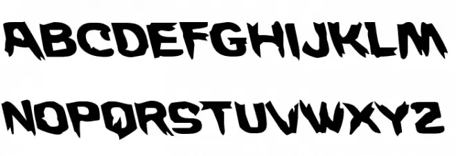 Wicker Man Leftalic Schriftart Groß