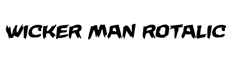 Wicker Man Rotalic  免费字体下载