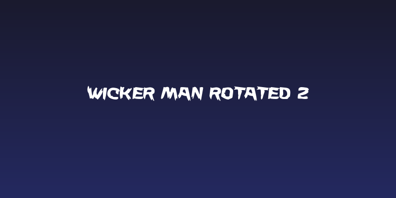 Wicker Man Rotated 2 Social Header