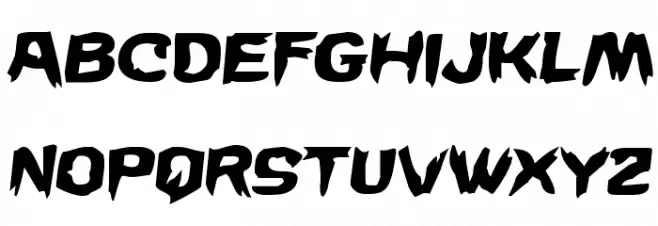 Wicker Man Semi-Italic Polices MAJUSCULES