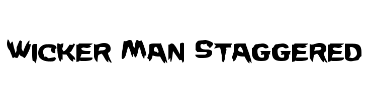 Wicker Man Staggered  免费字体下载