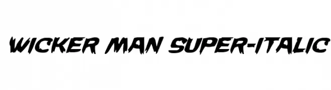 Wicker Man Super-Italic 