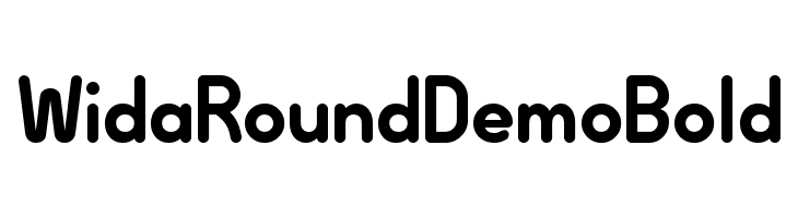 Wida Round Demo Bold Font