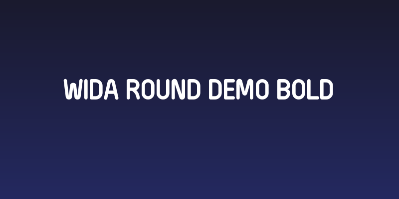 Wida Round Demo Bold Social Header