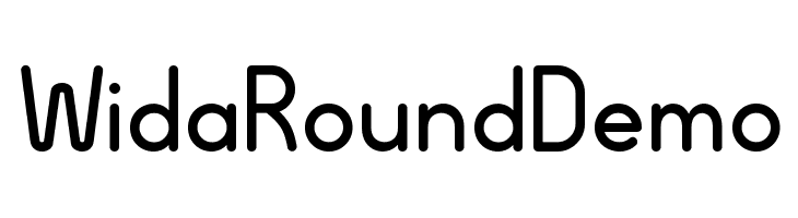 Wida Round Demo Font