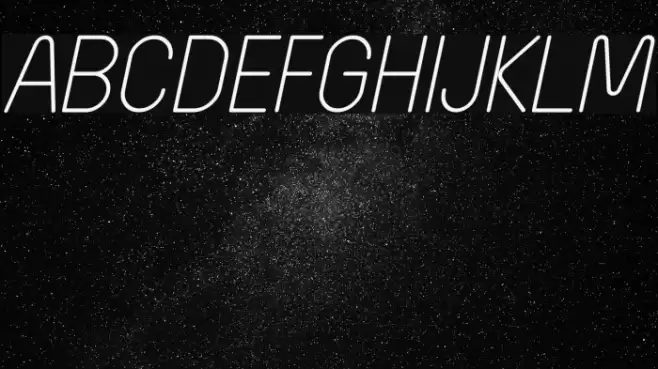 Wida Round Light Demo Italic Font examples