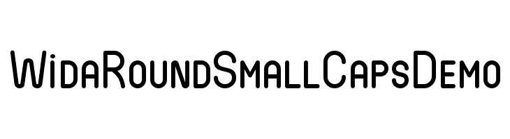 Wida Round SmallCaps Demo  لخطوط تنزيل