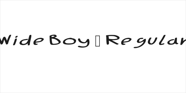 Wide Boy - Regular Logo