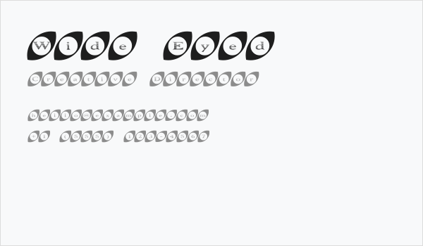 Wide Eyed Business Card