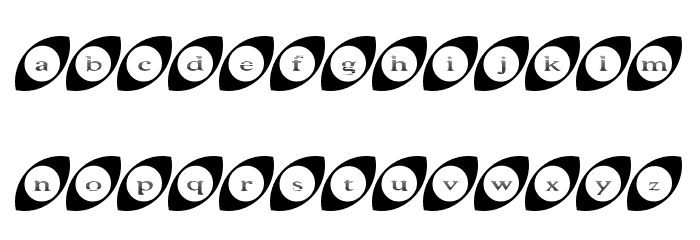 Wide Eyed Font LOWERCASE