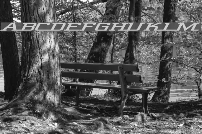 Wide Glide Font examples