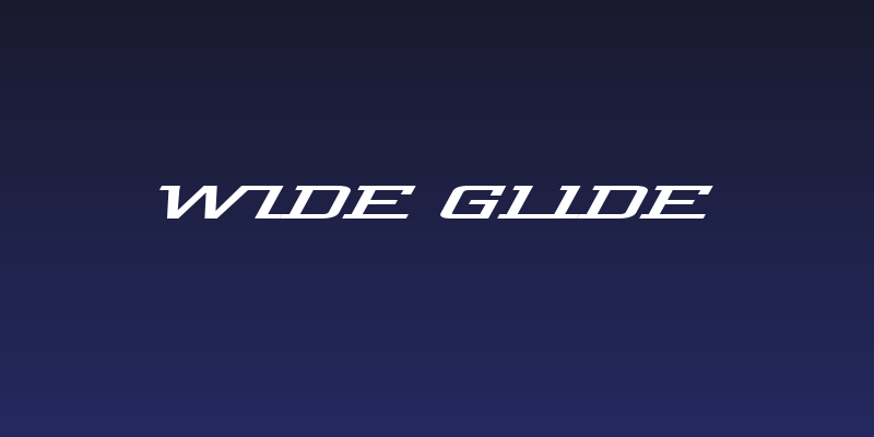 Wide Glide Social Header