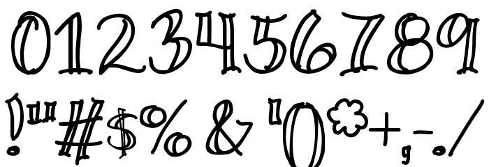 Wide Open Spaces Font OTHER CHARS