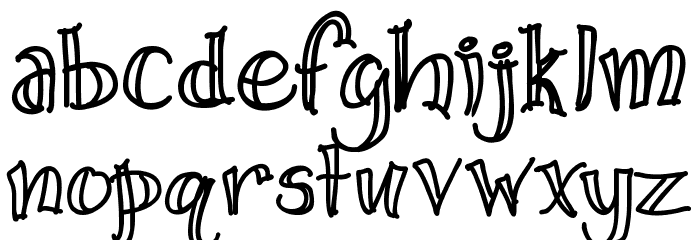 Wide Open Spaces Font LOWERCASE