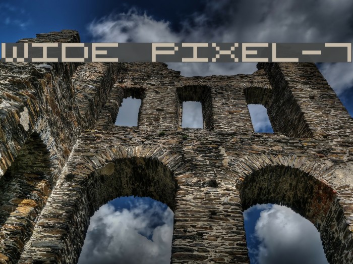 Wide Pixel-7 لخطوط تنزيل examples