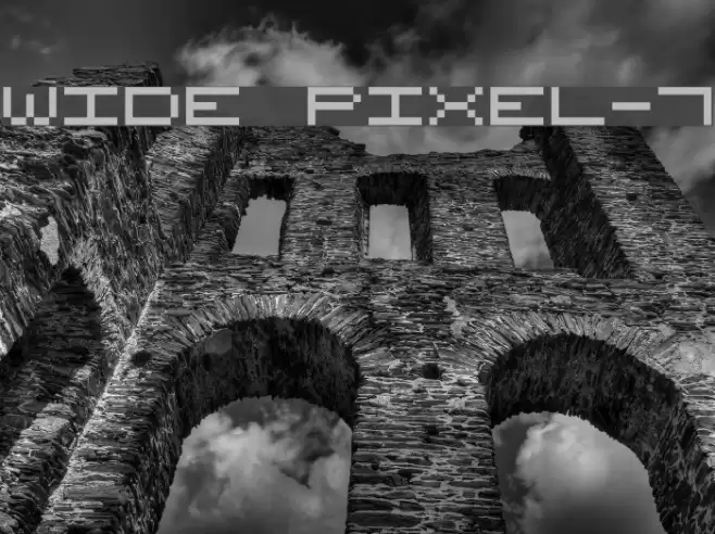 Wide Pixel-7 خط examples