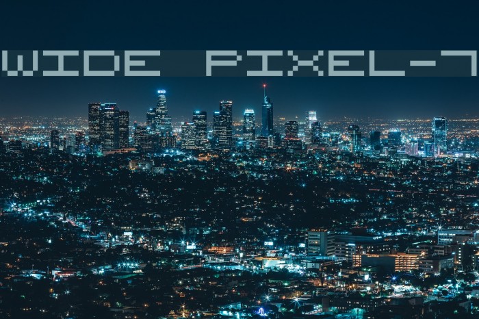 Wide Pixel-7 لخطوط تنزيل examples