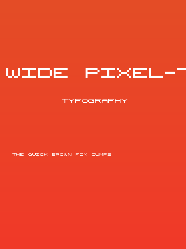Wide Pixel-7 Poster