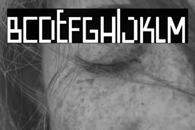 Wide Square Шрифта examples