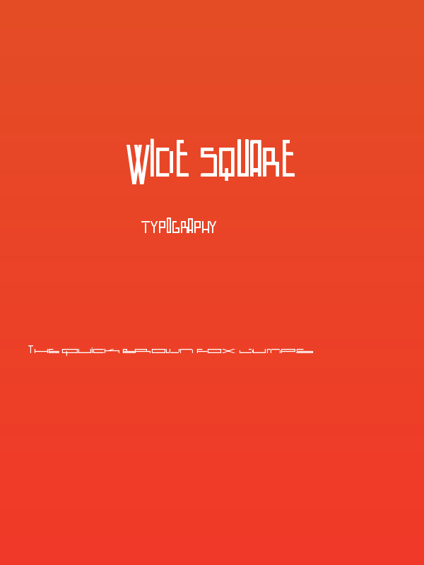 Wide Square Poster