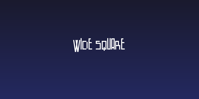 Wide Square Social Header
