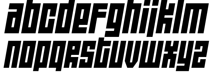 Wide awake Black Font LOWERCASE