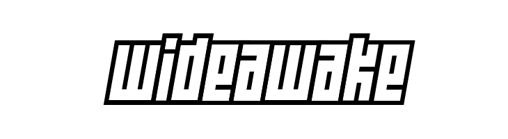 Wide awake  font caratteri gratis