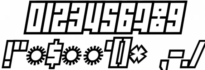 Wide awake Font OTHER CHARS