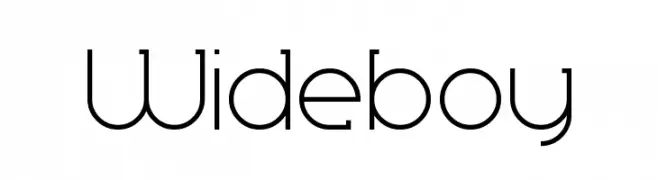 Wideboy  Fuentes Gratis Descargar