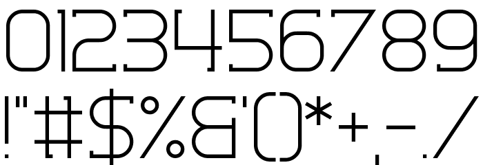 Wideboy Font OTHER CHARS