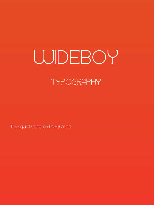 Wideboy Poster