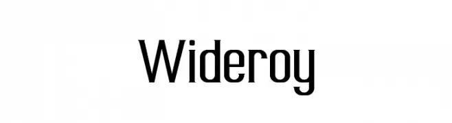 Wideroy  Скачать бесплатные шрифты