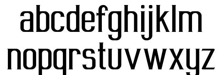 Wideroy Font LOWERCASE