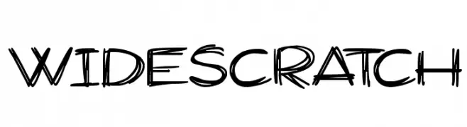 Widescratch  免费字体下载