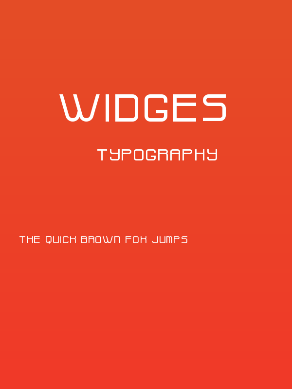 Widges Poster