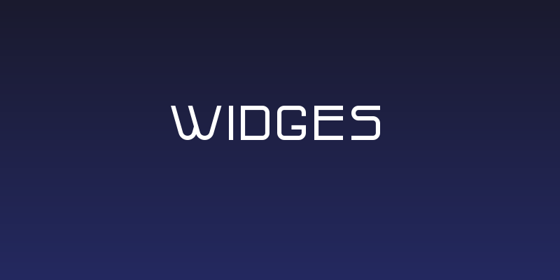 Widges Social Header