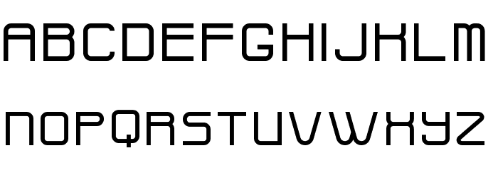 Widges Font LOWERCASE