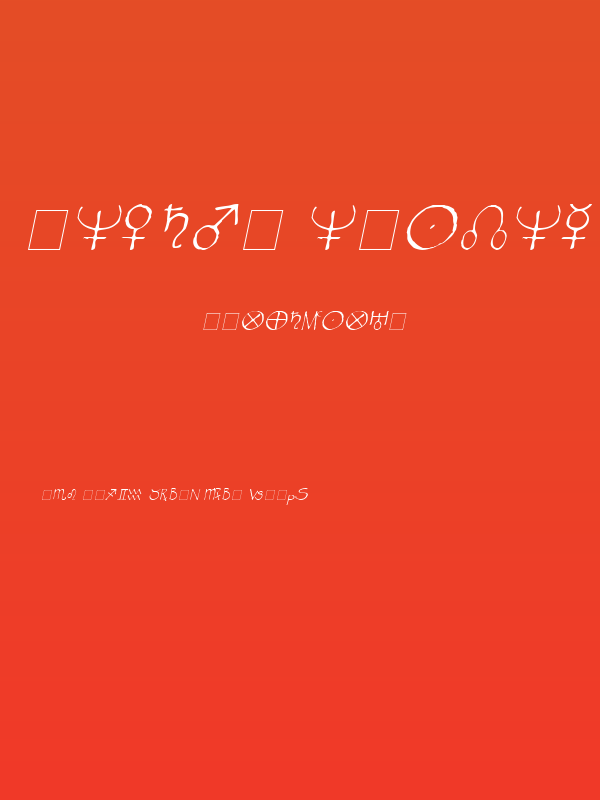 Widget Italic Poster