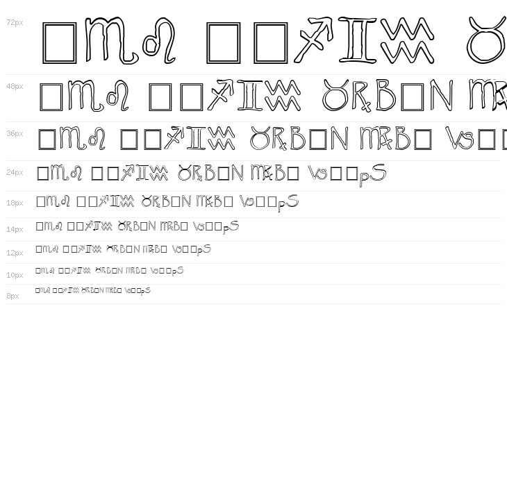 Widget Outline Waterfall