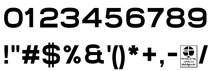 Widolte Bold Demo Font OTHER CHARS