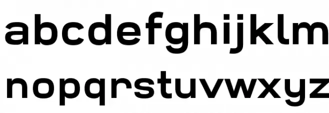 Widolte Bold Demo Schriftart Kleinbuchstaben