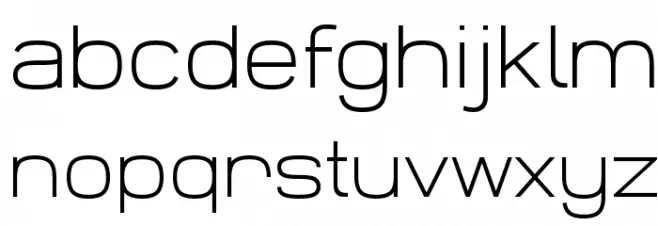 Widolte Light Demo Font LOWERCASE