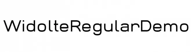 Widolte Regular Demo  les polices de caractères gratuit tlcharger