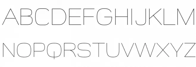 Widolte Thin Demo Schriftart Groß