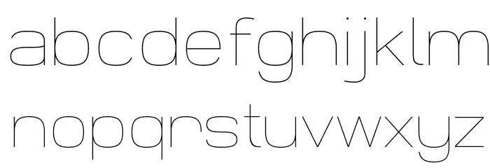Widolte Thin Demo Font LOWERCASE